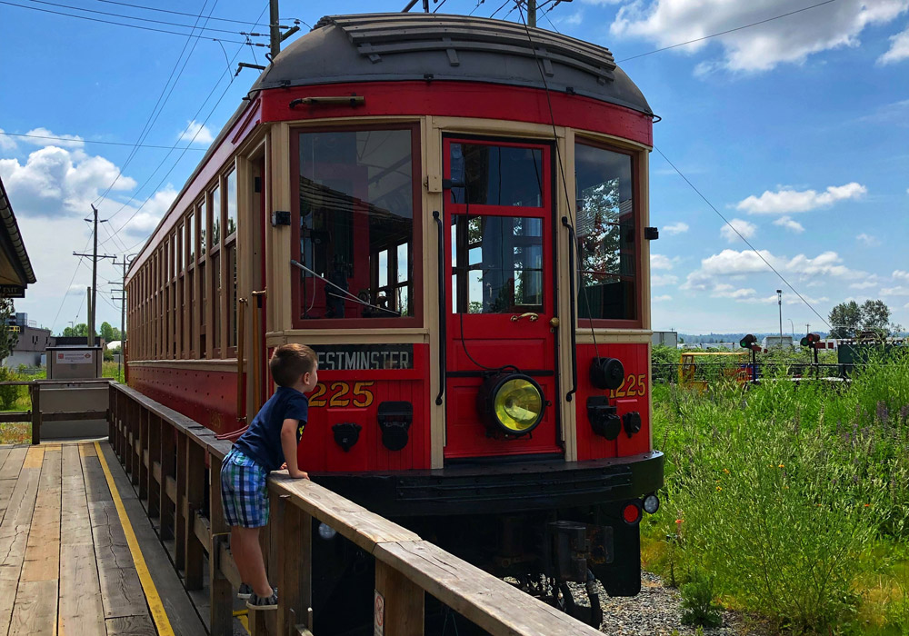 Fraser Valley Heritage railway outdoor attraction to visit with kids in BC