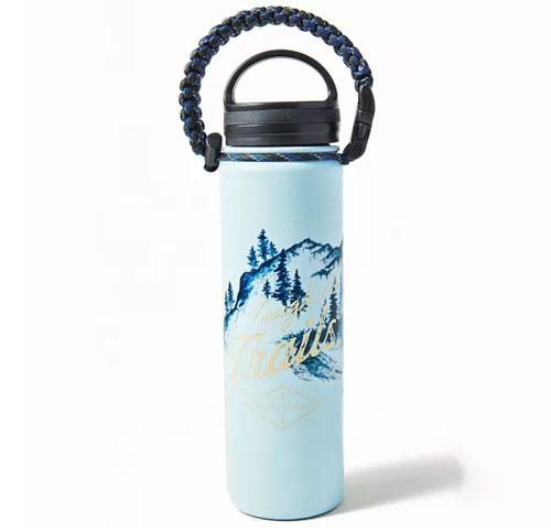 kohl water bottle blue white product