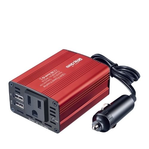 Portable car charger power inverter