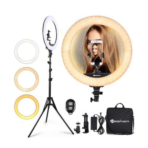 Product Large 18 inch Ring Light with tripod