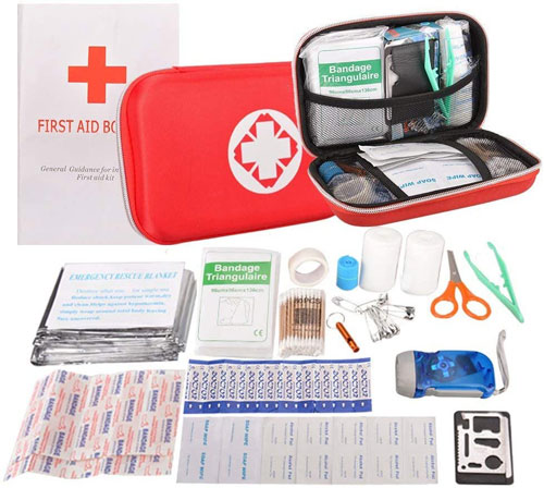 first aid kit for car camping in Alberta Jasper Banff