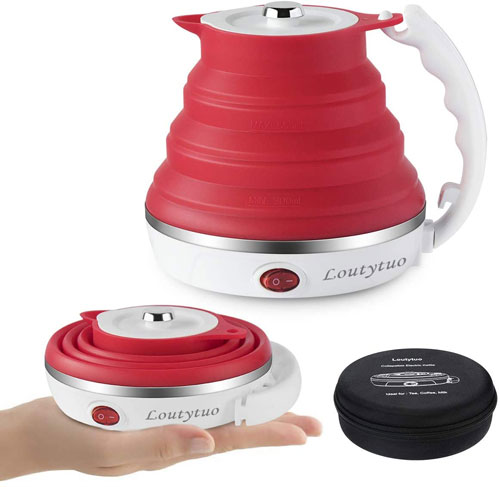 travel kettle for camping with babies and children and for easy morning coffee