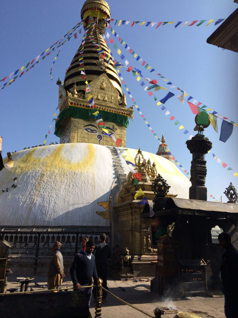 Swayambhu Stupa - prior to Nepal 2015 earthquake