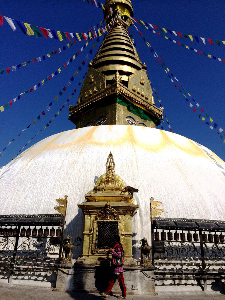 Swayambhu Stupa -before Nepal 2015 earthquake