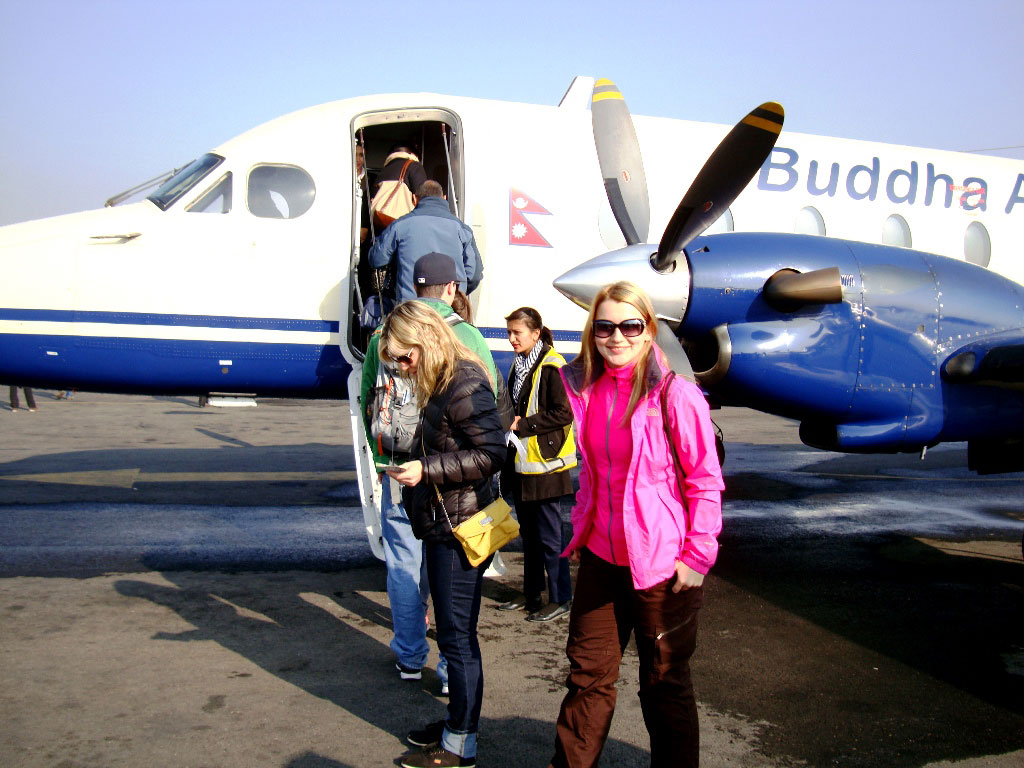 Buddha air - boarding the flight