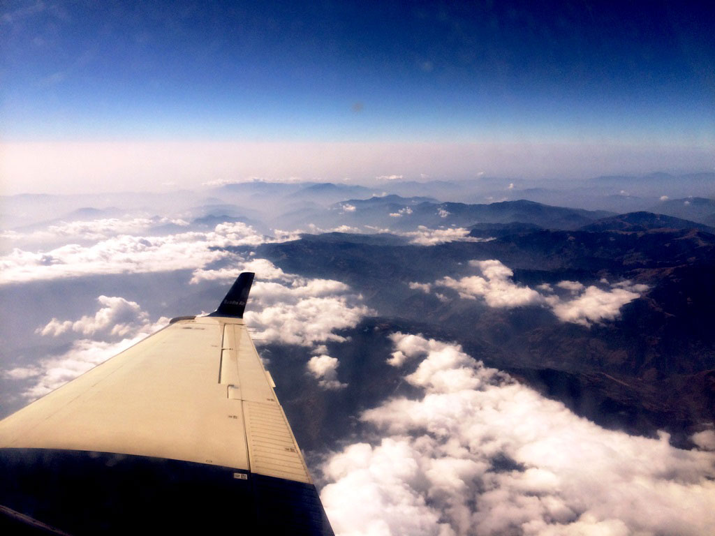 small airplane tour of Himalayas