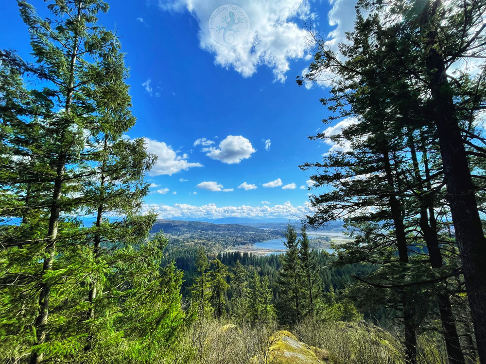 incredible view from Iron Mountain trail in Mission, British Columbia, Canada