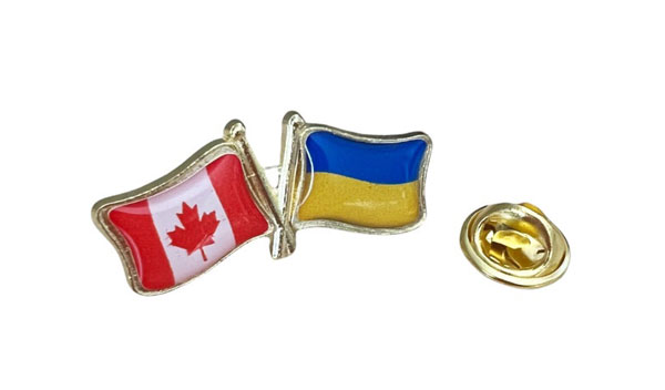 Product - Ukraine and Canada pin