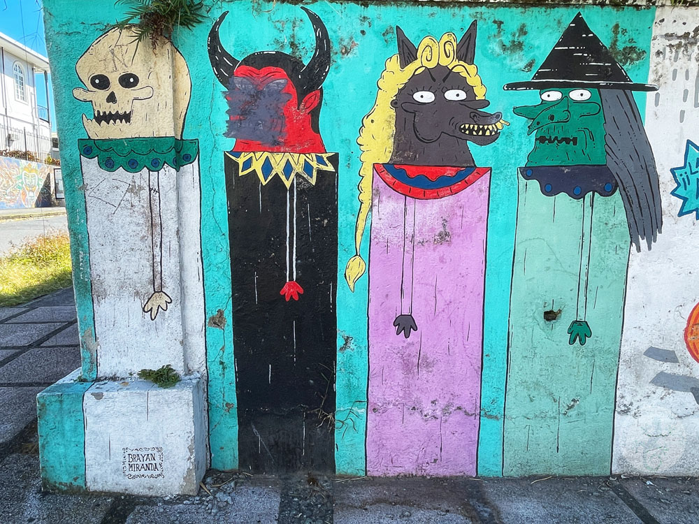Graffiti Street Art Murals Urban San José Costa Rica City of Colour - monsters