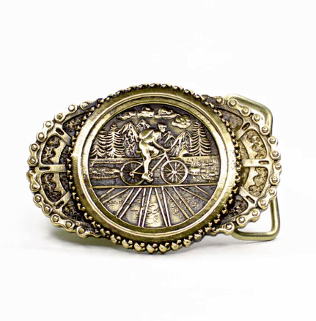FOR HIM: outdoors nature gift ideas for men - jewellery - belt buckle bicycle product